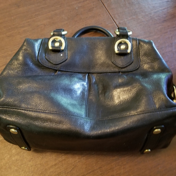 Coach Ashley satchel in black leather. Great condition. - Picture 3 of 8